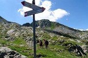 46 Incrocio del sent. 201che sale al Passo di porcile col 201A che sale al Passo dei lupi